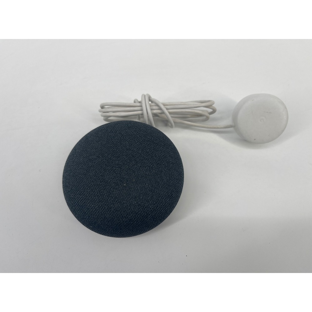 Google Home Mini 1st Gen Smart Speaker Charcoal H0A Voice Assistant With Charger